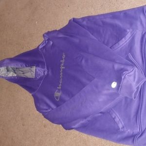 Purple champion hoodie